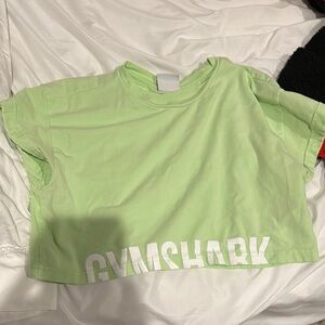 Gymshark Mint Green Cropped Tee